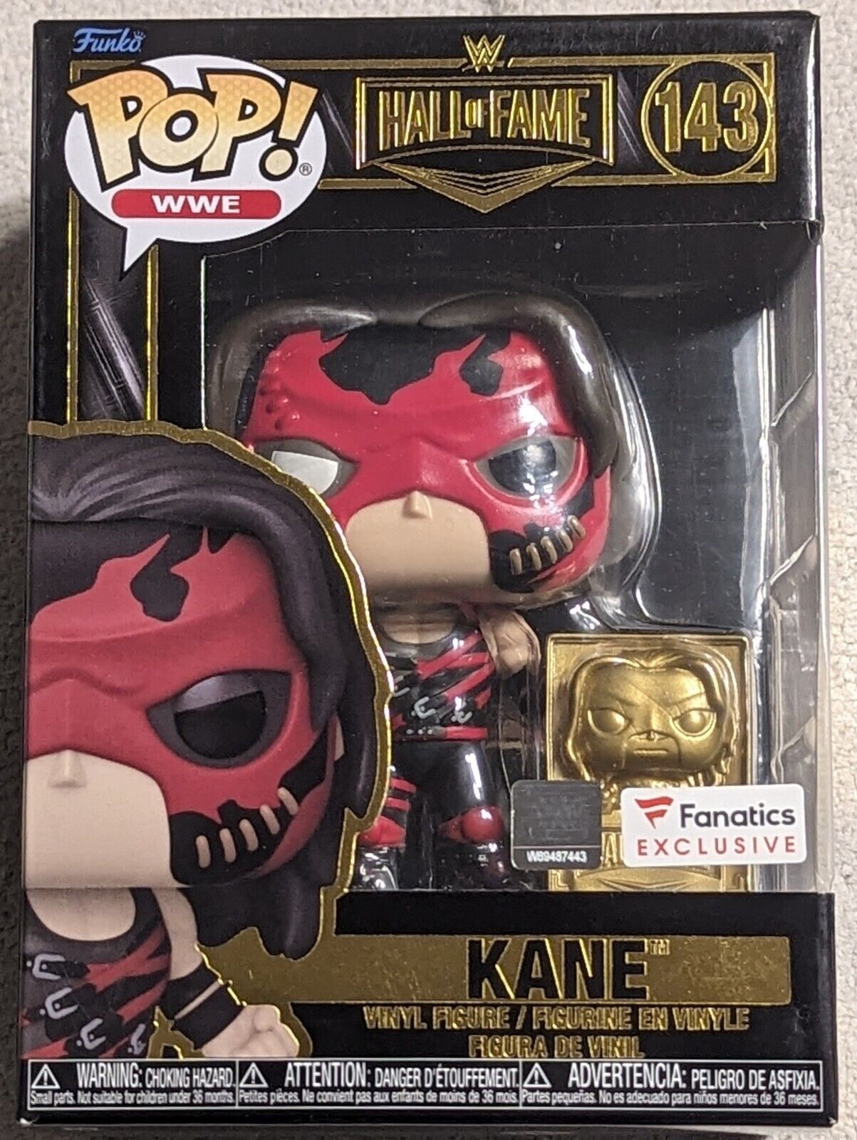 BRAND NEW Funko Pop Kane WWE Hall of Fame Exclusive LE 5000