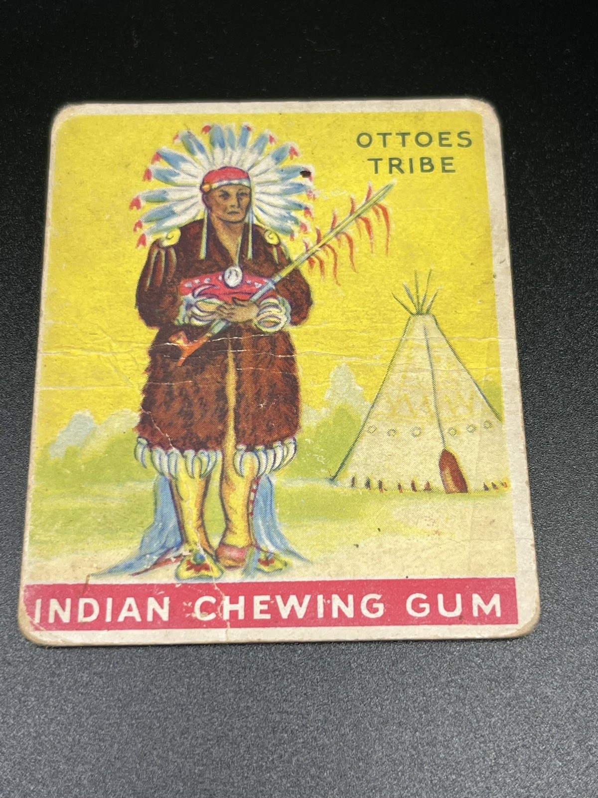 1933 Goudey Indian Gum R73 #14 Chief of the Ottoes Tribe 48 Back Vintage Card