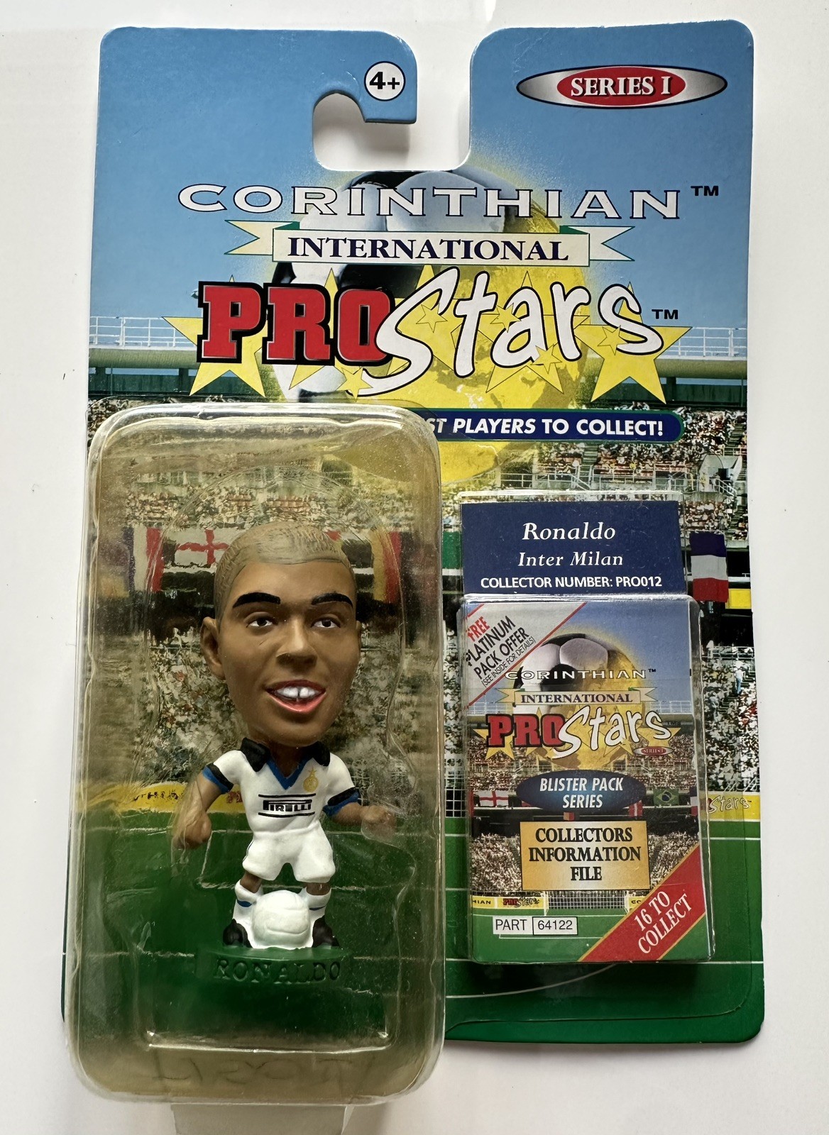 Ronaldo Inter Milan Super Stars Series 1 Soccer Figure Unopened Corinthian