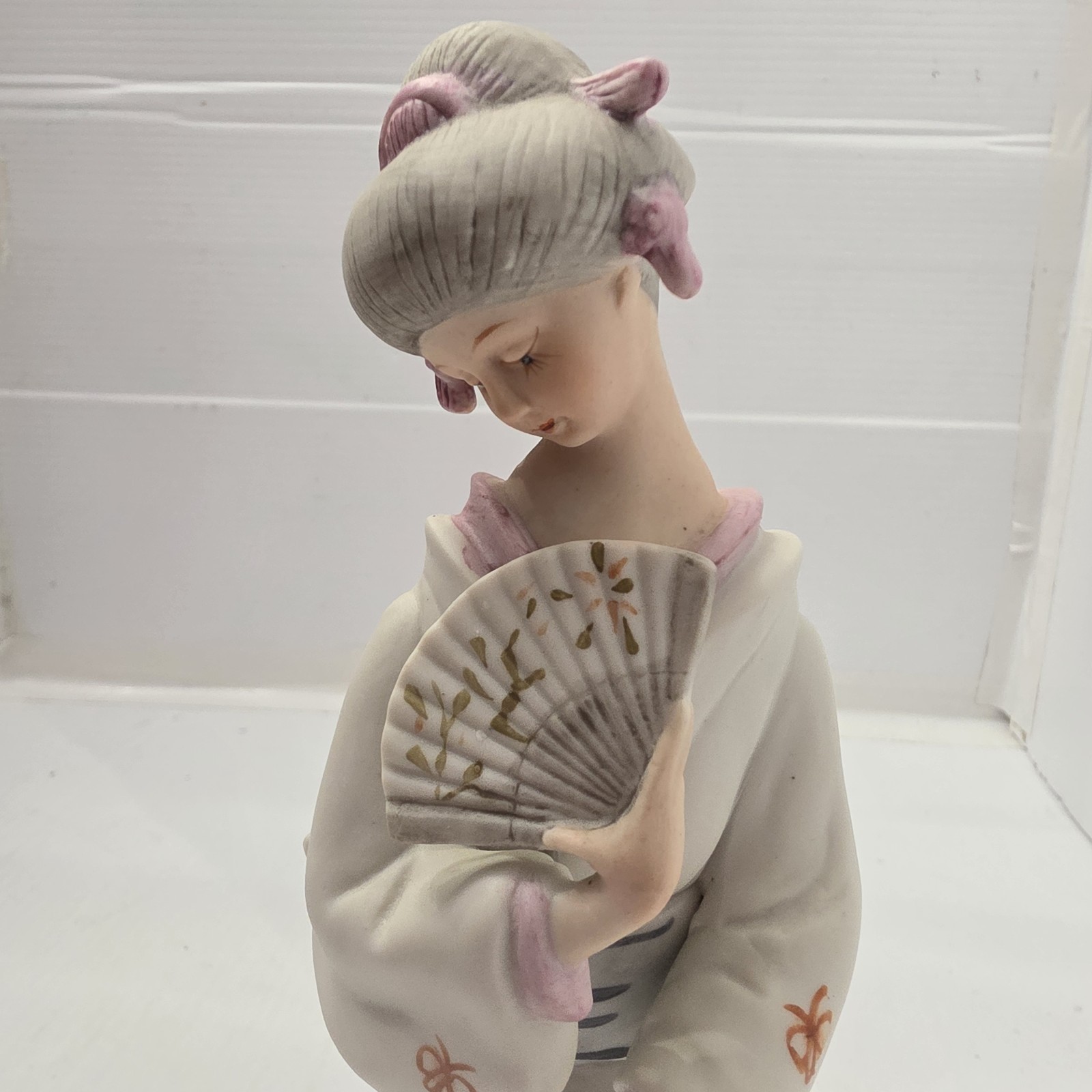 Vintage Bisque Porcelain Geisha Figurine 9.5\