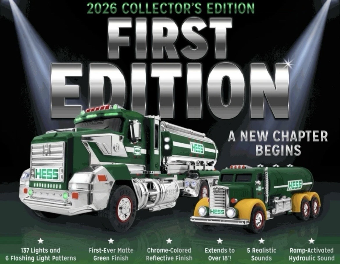 Limited 2026 Hess Collector\'s Edition Tanker Trucks--Ready To Ship