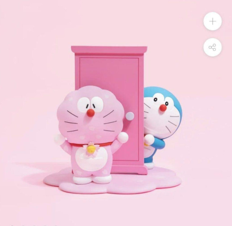 100% Doraemon & Friends Sakura Festival Figure Tokyo Limited Edition Japan Rare