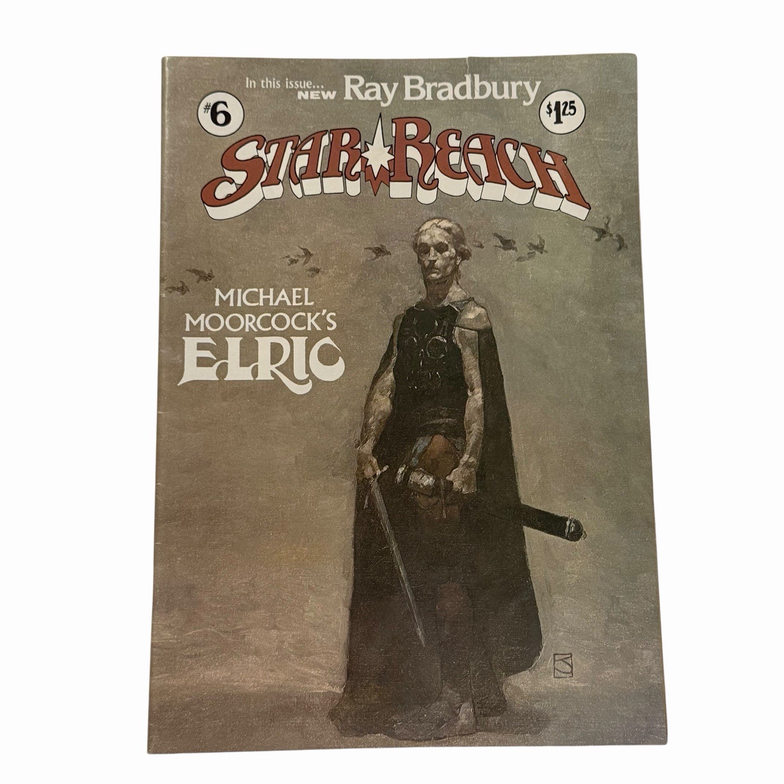Star Reach #6 1976 Michael Moorcock Elric Ray Bradbury Magazine Comic Book