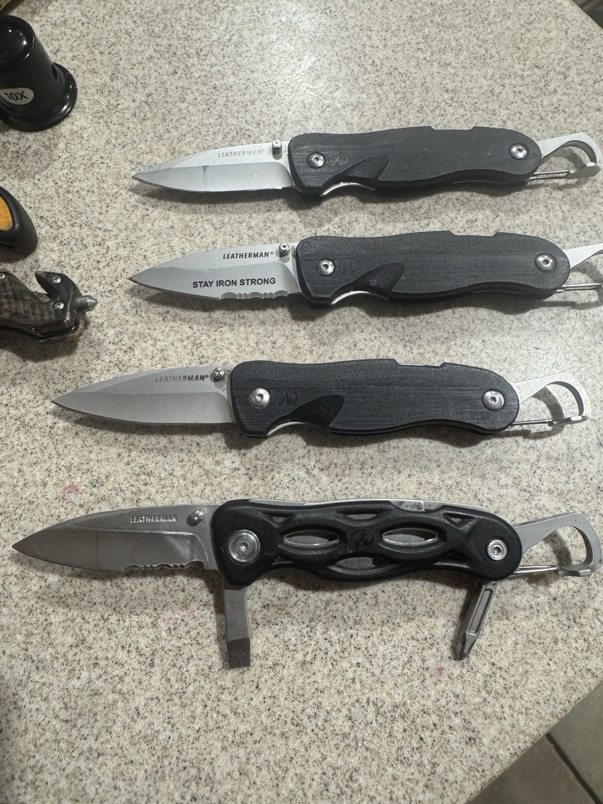 leatherman crater c33 Knife 4 Piece Lot 