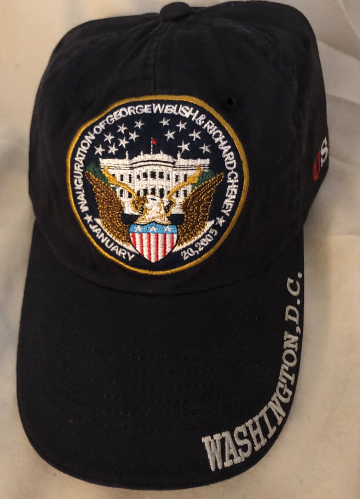 PRES GW BUSH 2005 INAUGURATION HAT CAP PRESIDENT EAGLE SEAL REPUBLICAN New