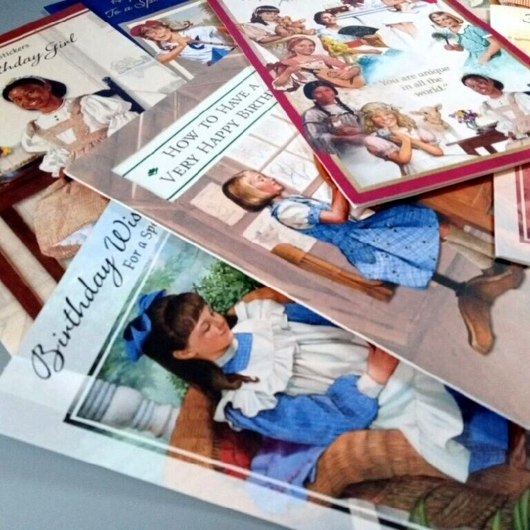 UNUSED Vintage American Girl Birthday Cards  Lot of 12 Variety Unique Special