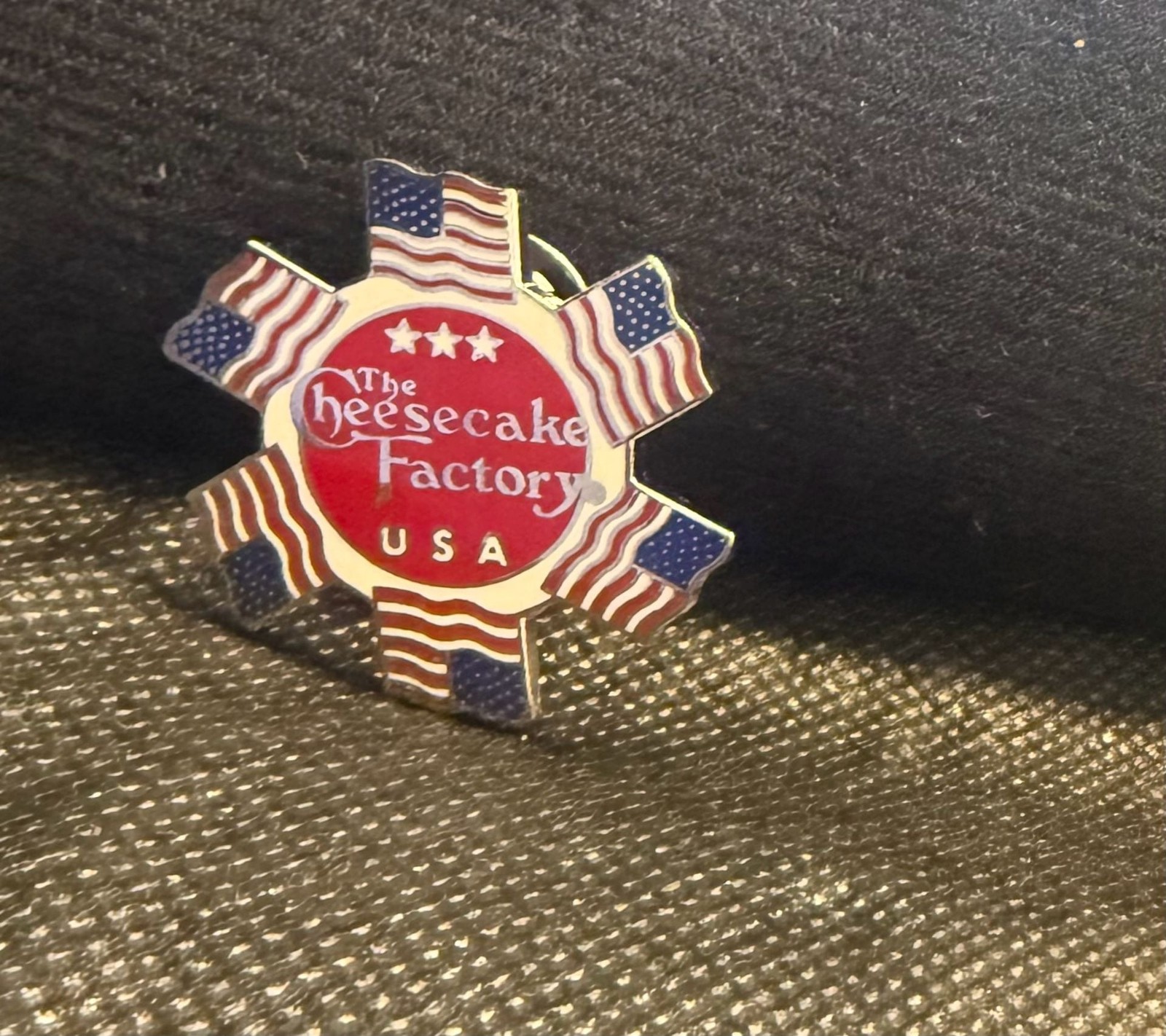 The Cheesecake Factory USA Flag Lapel Pin