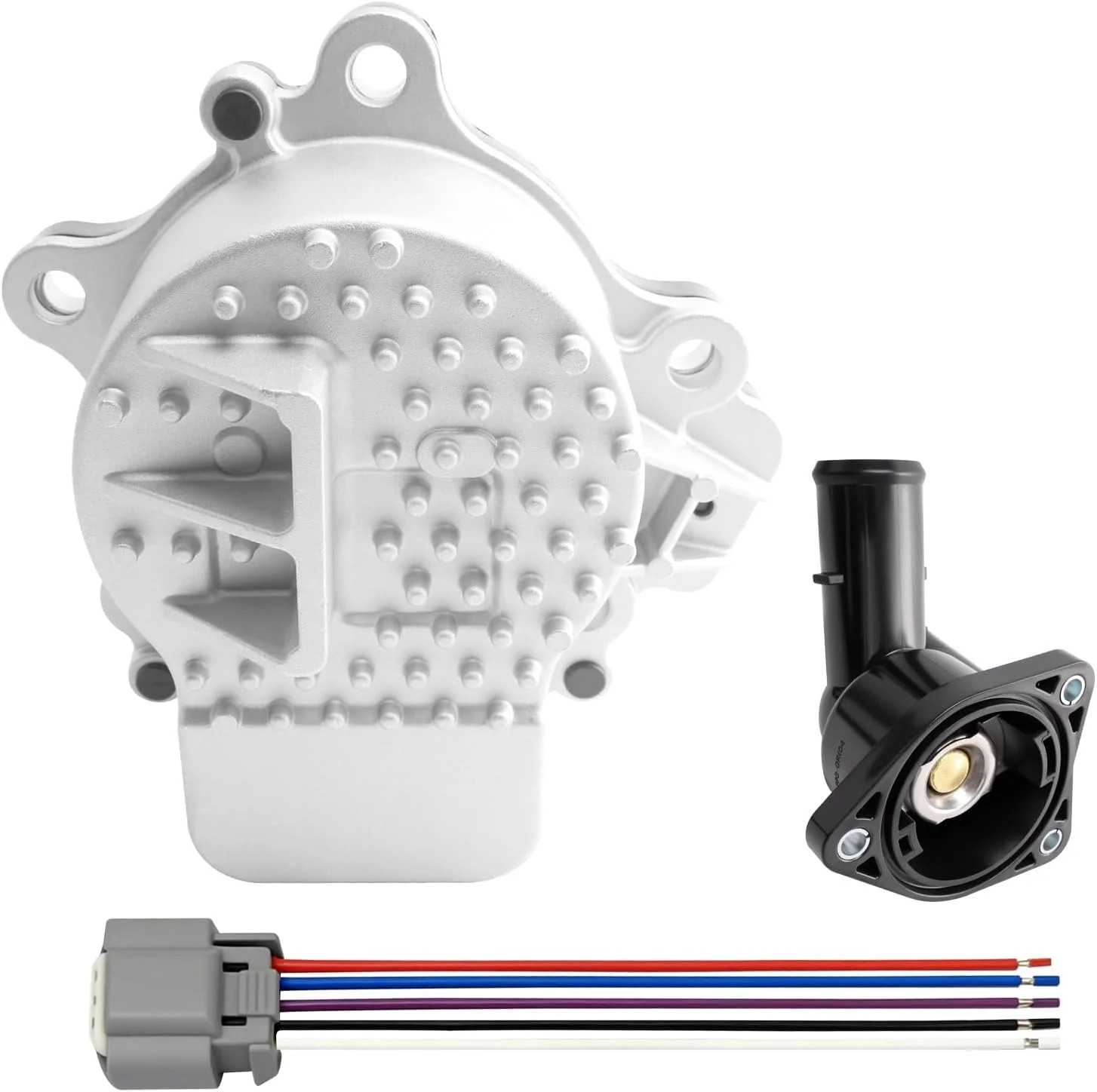 Electric Engine Water Pump with Thermostat With Connecting Harness Fits Toyota P