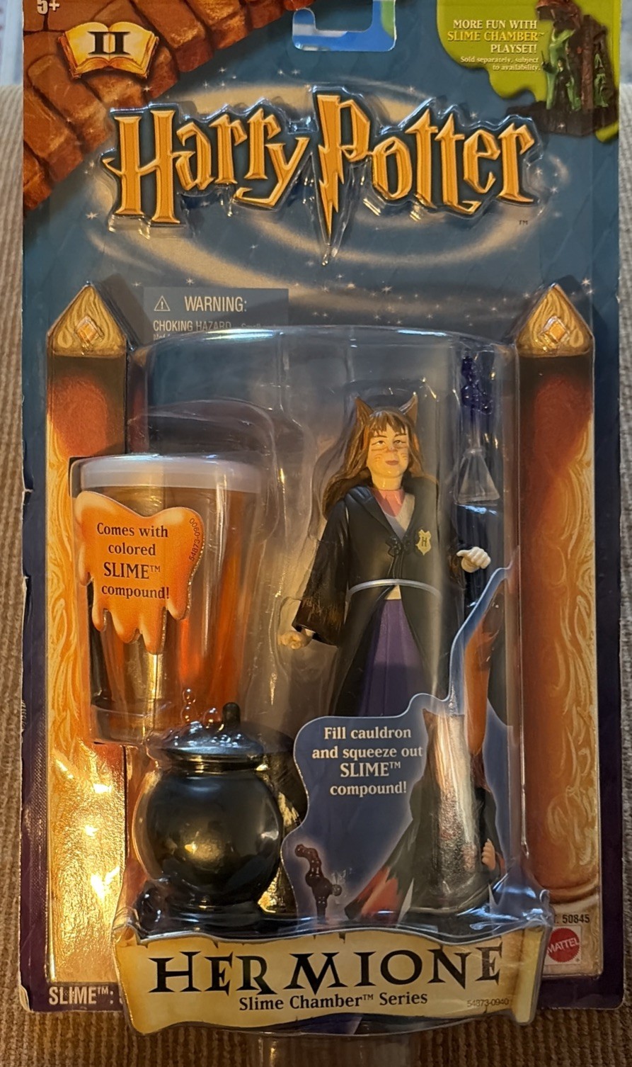 2001 Mattel Harry Potter Hermione Slime Chamber Series Figure 2001 Mattel Harry Potter Hermione Slime Chamber Series Figure