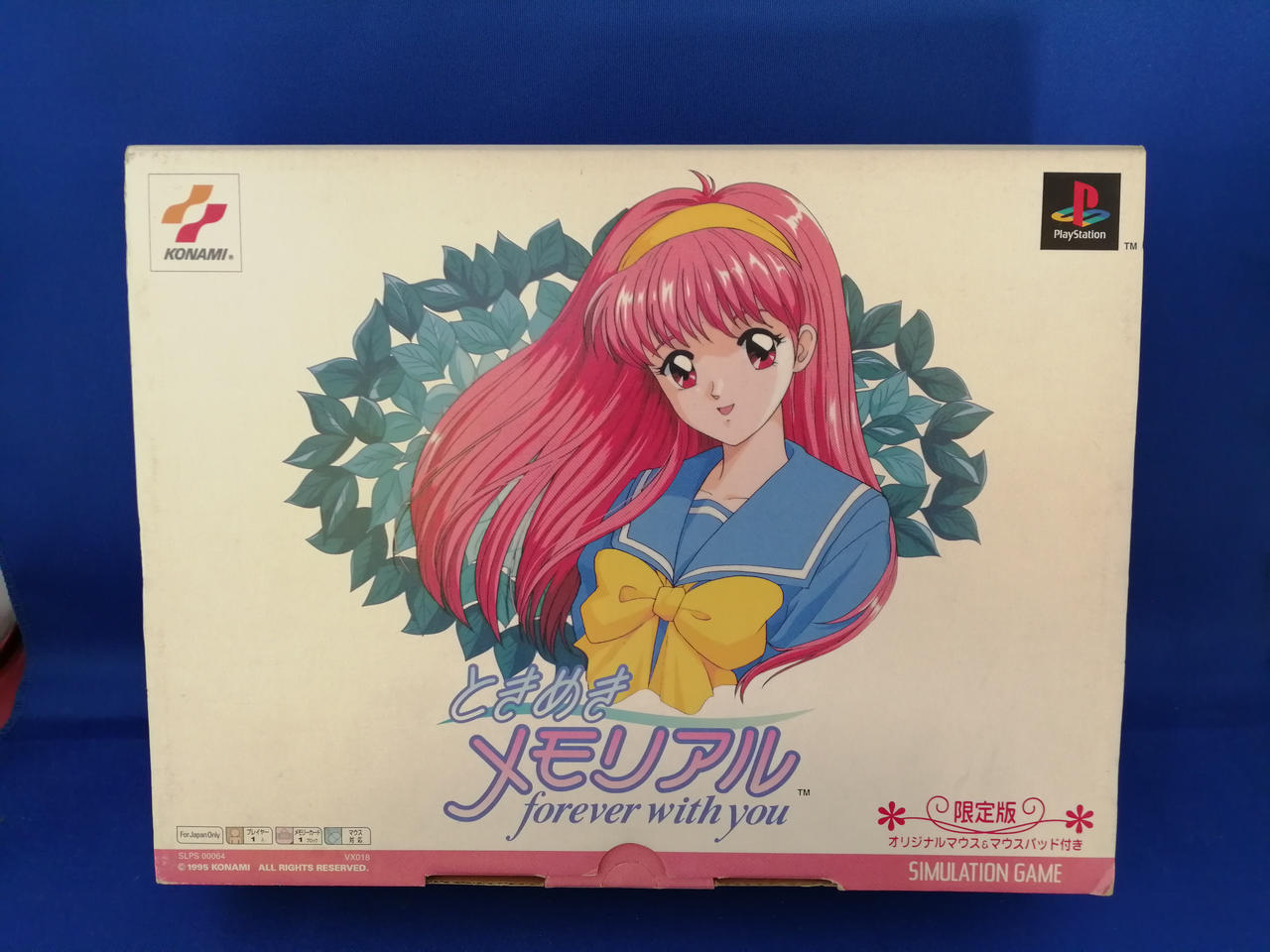 Tokimeki Memorial 1 With original mouse KONAMI Limited Box Sony PlayStation 1 PS