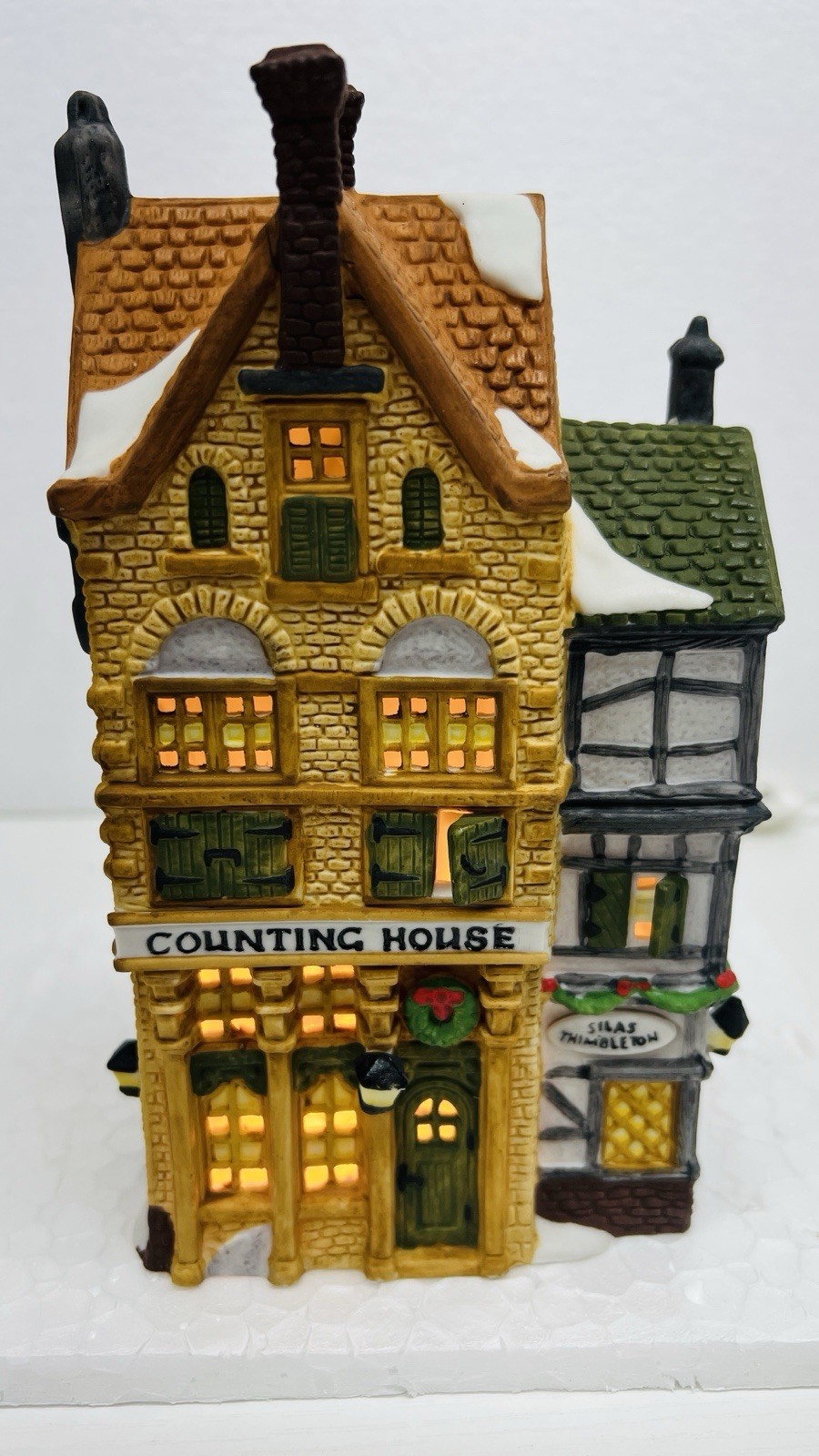 Dept 56 Heritage Village Collection “Silas Thimbleton Barrister” 1988 Retired