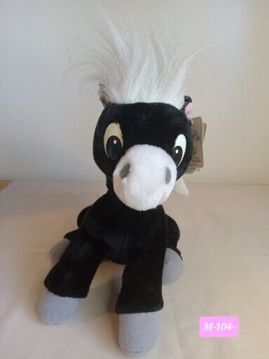 FANTASIA Plush Black PEGASUS Horse stuffed animal 11\