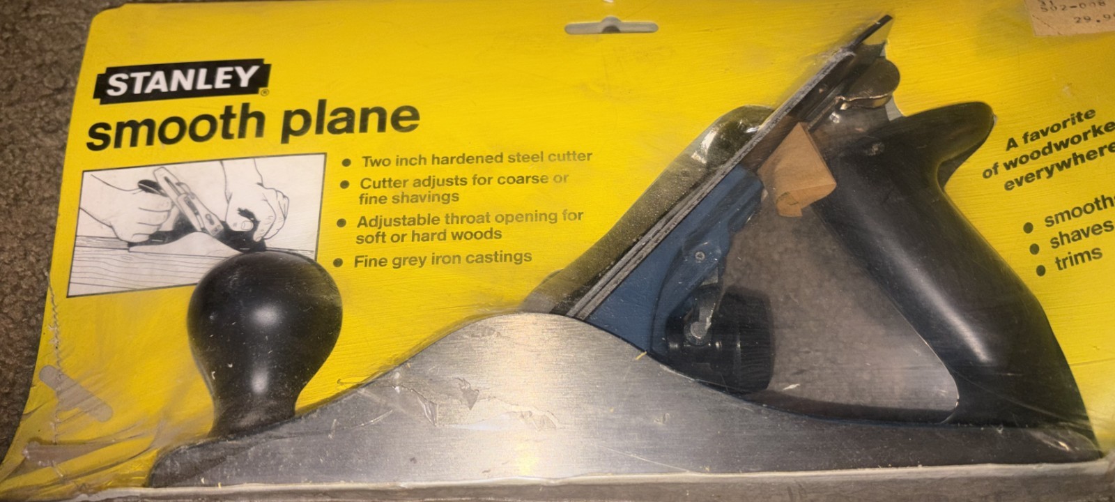 *New Vintage* Stanley Smooth Plane - Smooths, Shaves, Trims - 