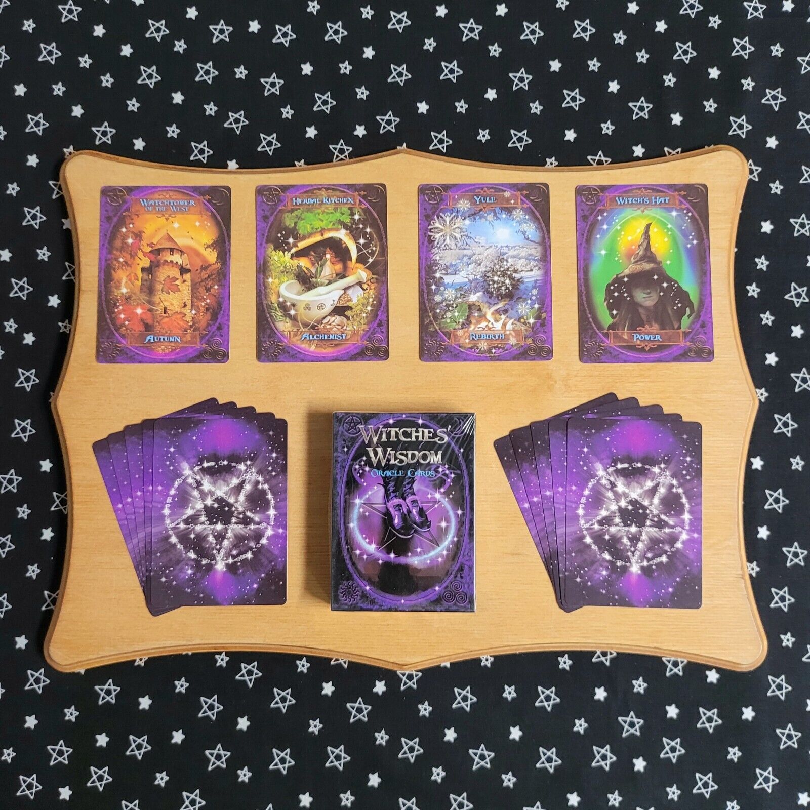 Wisdom Oracle Card Deck with Guide Beginner Daily Affirmation Tarot