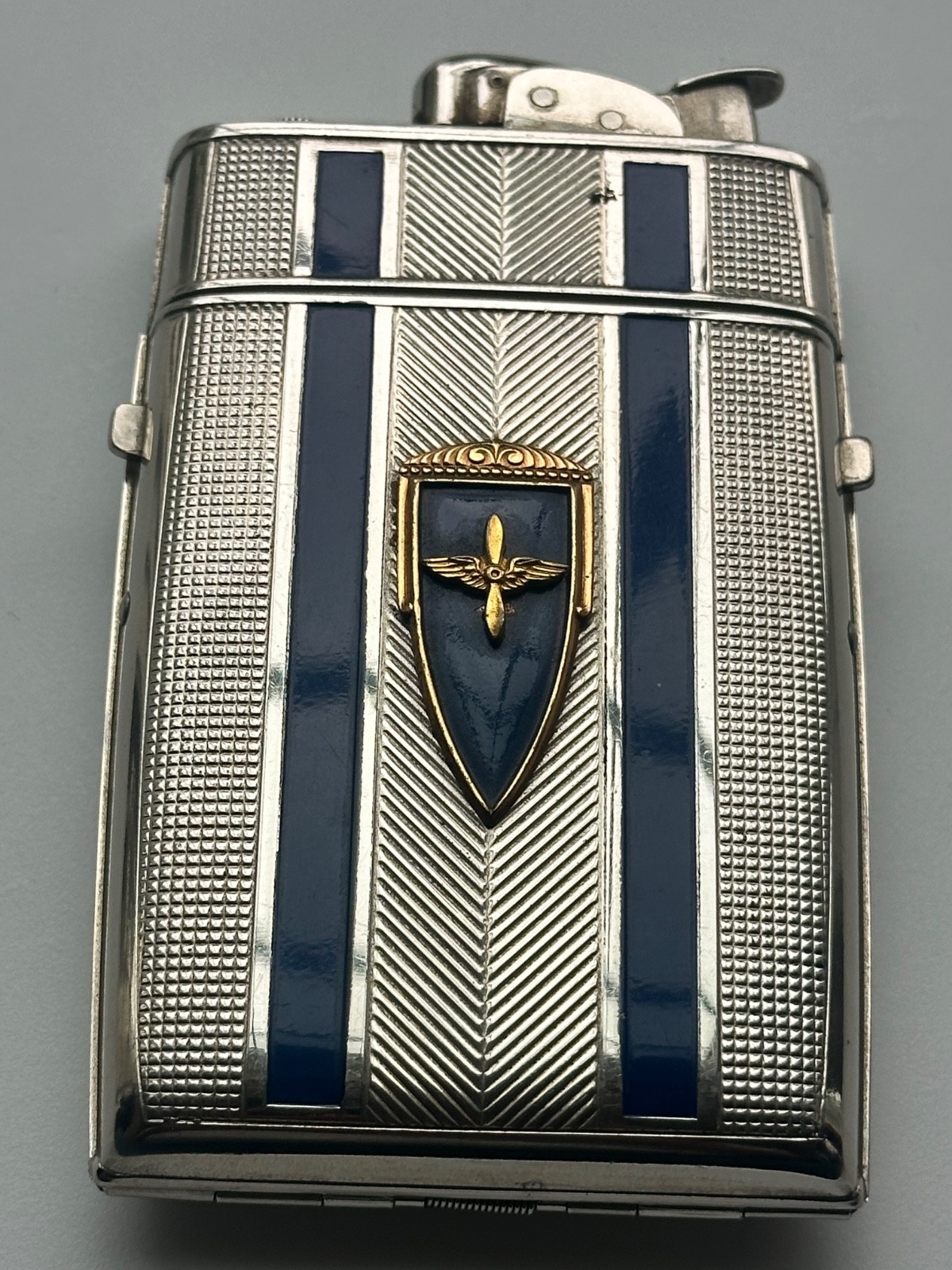 Vintage Evans U.S. Army Air Corps Lighter /Cigarette Case