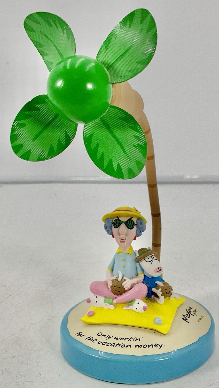 HALLMARK MAXINE DESK TOP FAN BEACH DECOR \