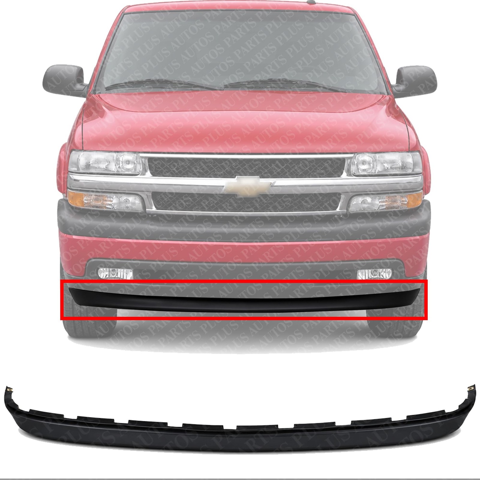 AUTOS PARTS PLUS Front Bumper Lower Valance Air Deflector Extension Textured ... AUTOS PARTS PLUS Front Bumper Lower Valance Air Deflector Extension Textured ...