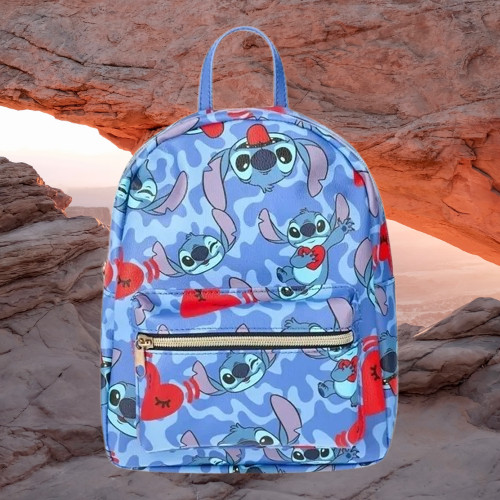 Disney Kids Lilo and Stitch Allover Print PU Blue 10.2\ Disney Kids Lilo and Stitch Allover Print PU Blue 10.2\