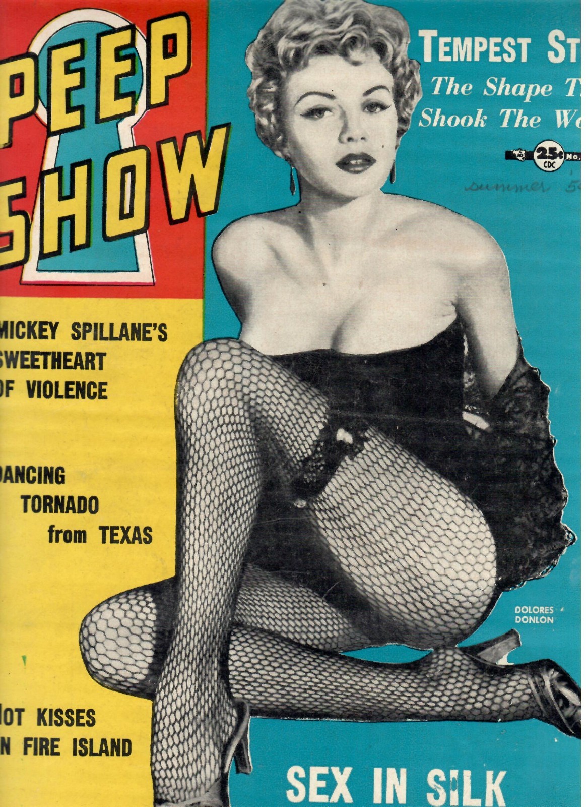 (B) PEEP SHOW Men\'s Magazine #17 Cheesecake Models, 1954 Tempest Storm, Others