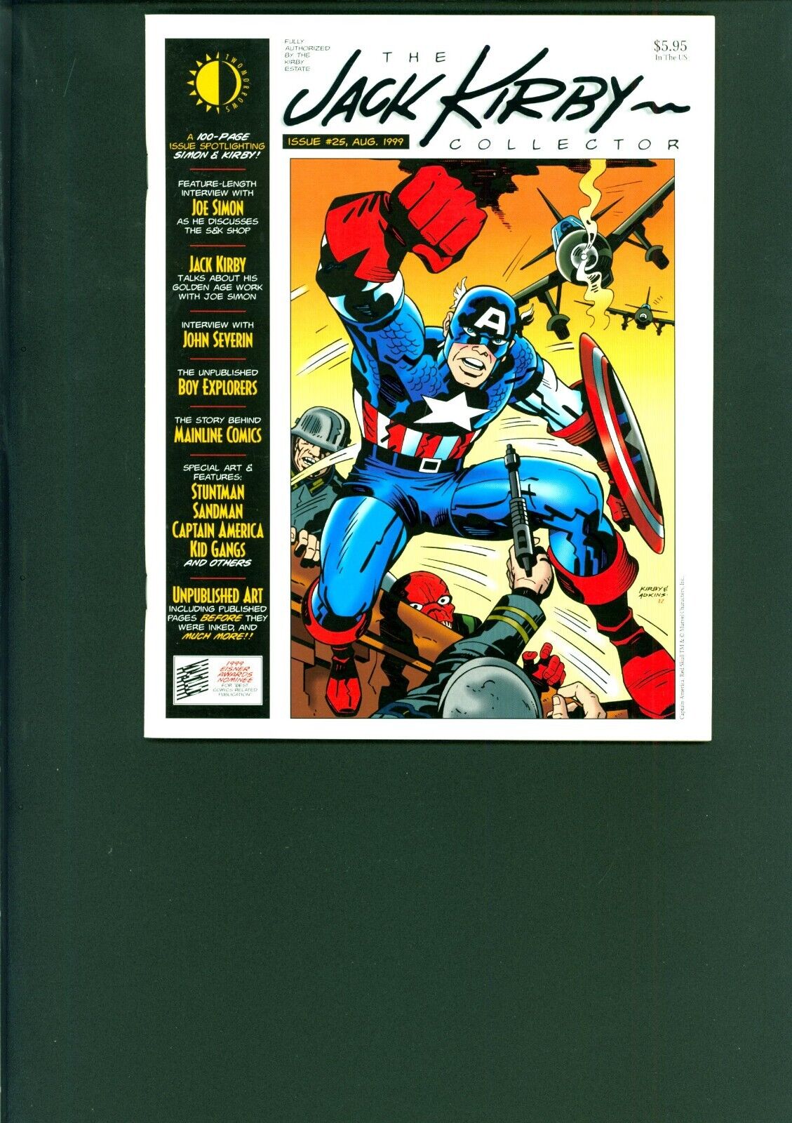 The Jack Kirby Collector Magazine #25 August 1999 Captain America J45