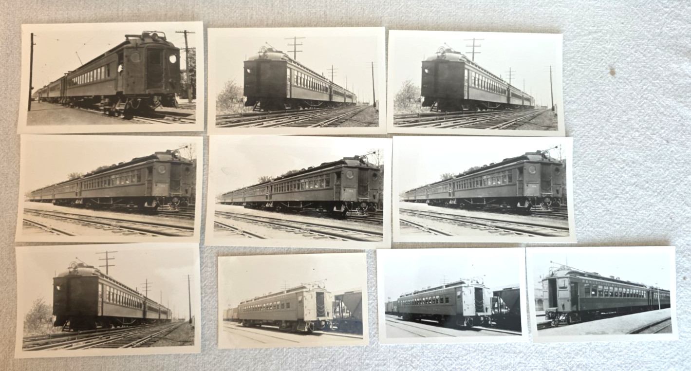 C. 1940s Pennsylvania Reading Seashore Lines Railroad Vintage Photos Lot of 20 C. 1940s Pennsylvania Reading Seashore Lines Railroad Vintage Photos Lot of 20