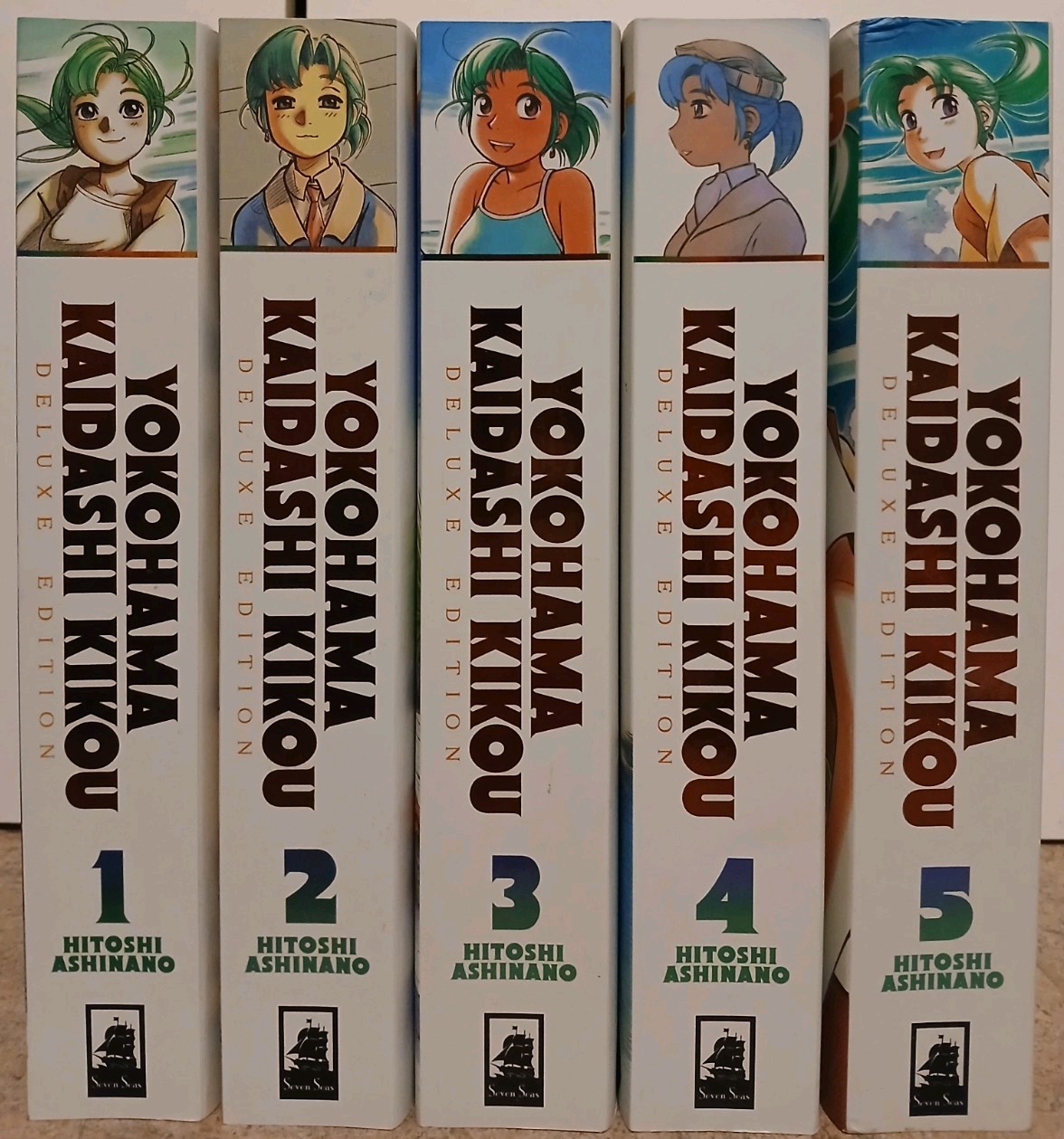 Yokohama Kaidashi Kikou Deluxe Edition Manga 1-5 COMPLETE English Seven Seas Yokohama Kaidashi Kikou Deluxe Edition Manga 1-5 COMPLETE English Seven Seas