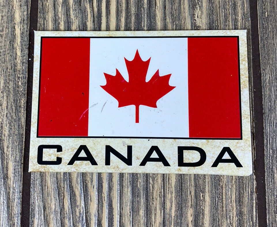 Vintage Canada Flag Magnet 3” x 2\