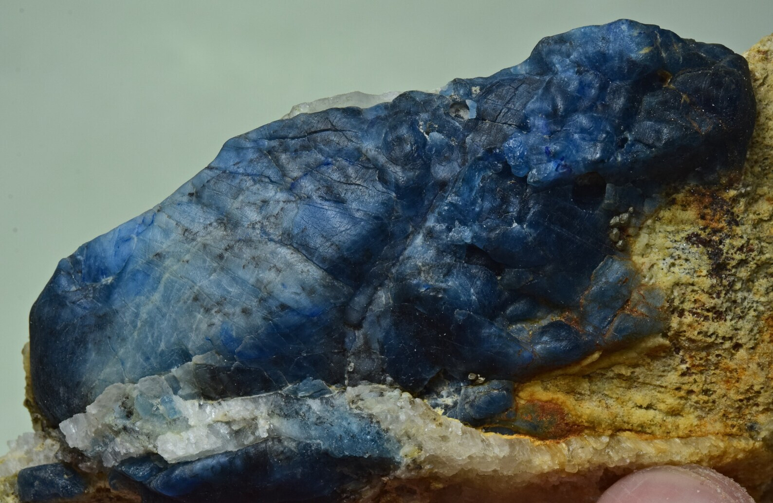 235 Gram Natural Fluorescent Afghanite Crystal On Matrix