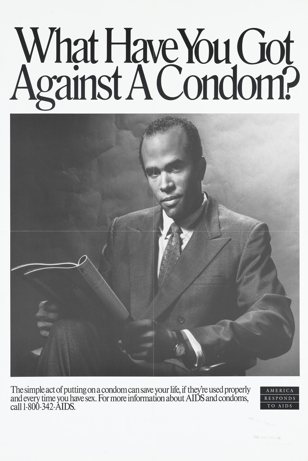 📜 \'What Have You Got Against A Condom?\' - 1980s Poster - 24x36” - Premium