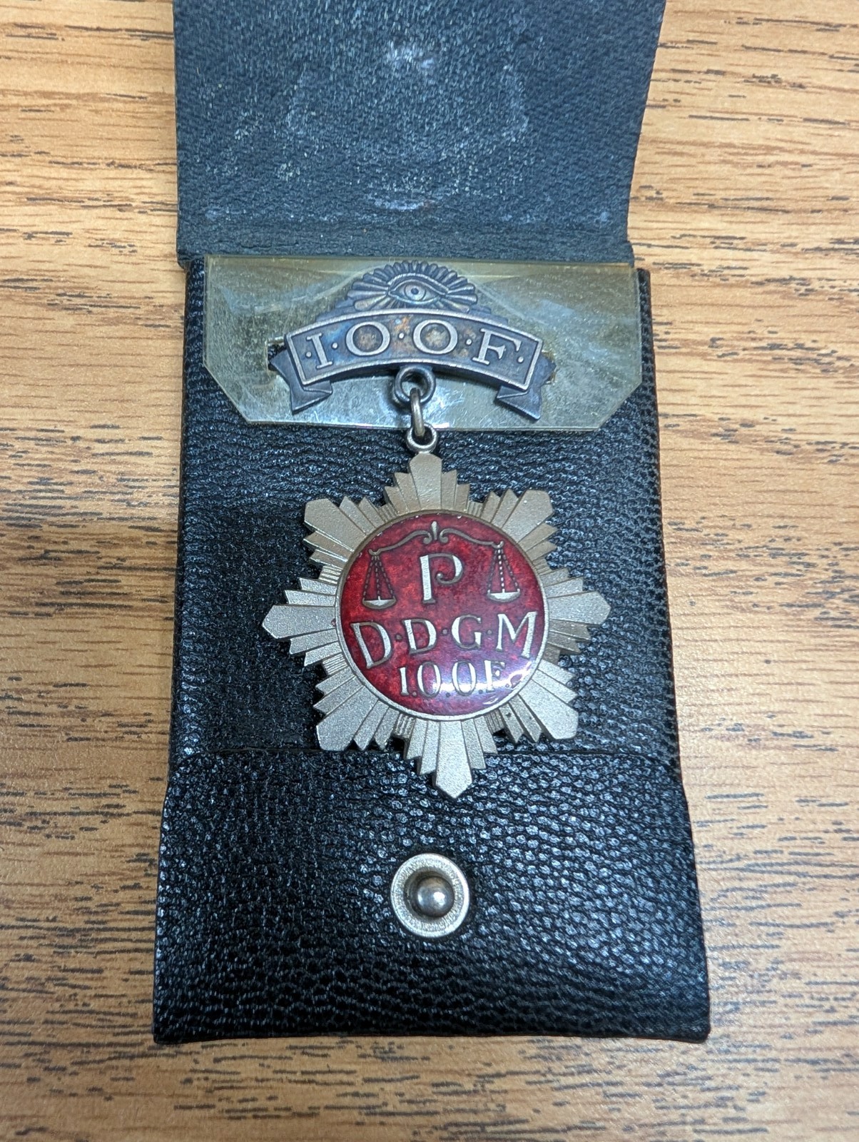  ODD FELLOWS IOOF District Deputy Grand Master Uniform Medal Jewl 