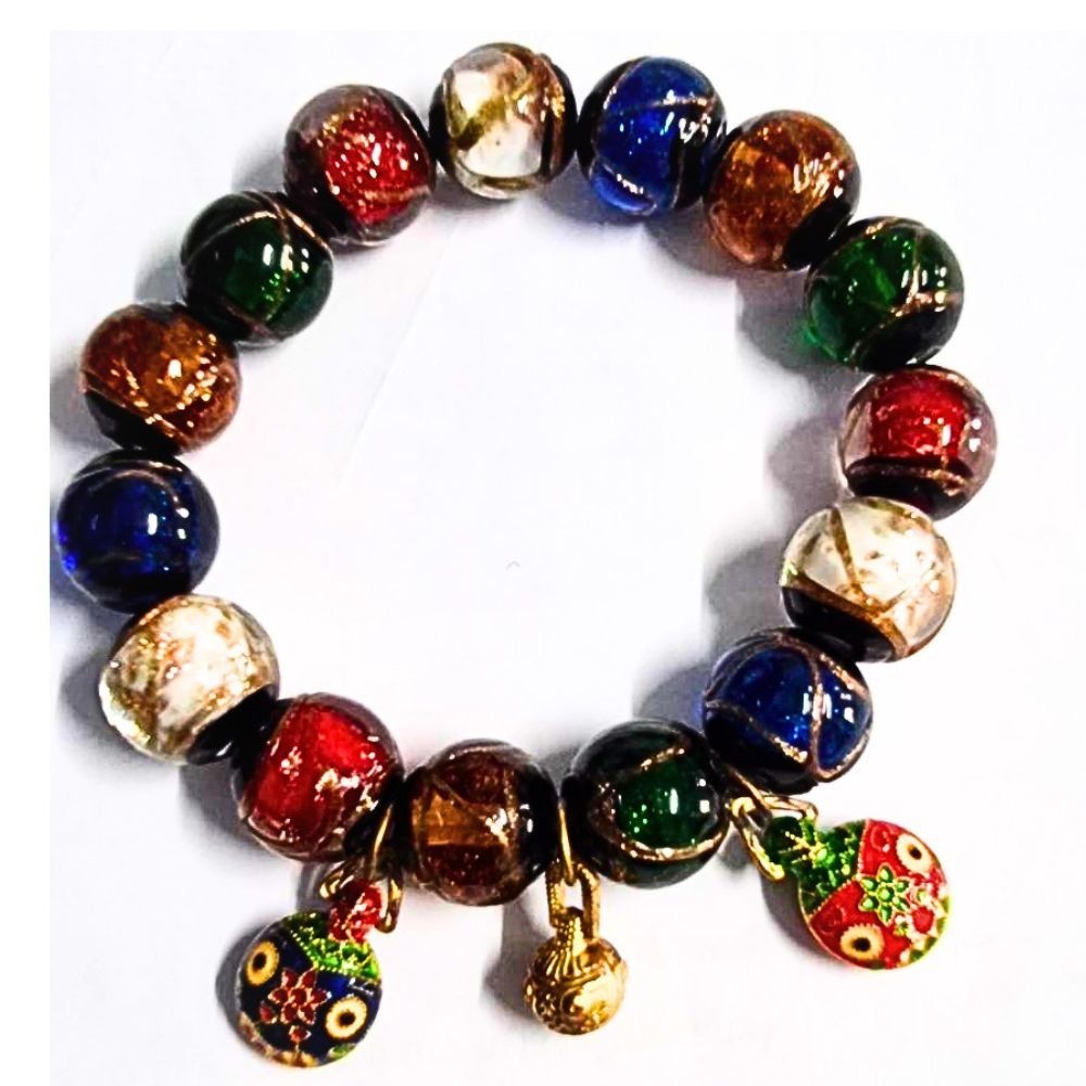 Yonghe Palace Lucky Charm Bead Bracelet Fortune Wealth Unisex Adjustable Gift