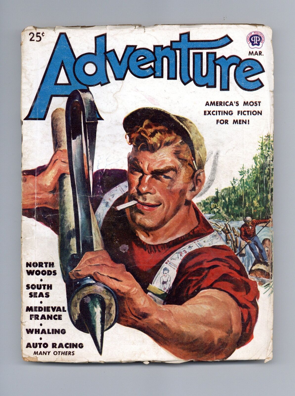 Adventure Pulp/Magazine Mar 1949 Vol. 120 #5 GD+ 2.5