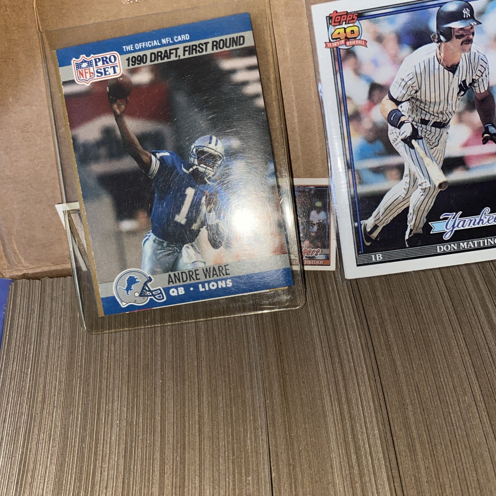 Sports Cards From 1989/1990.   One Box Of Cards And Some Additional Collectibles