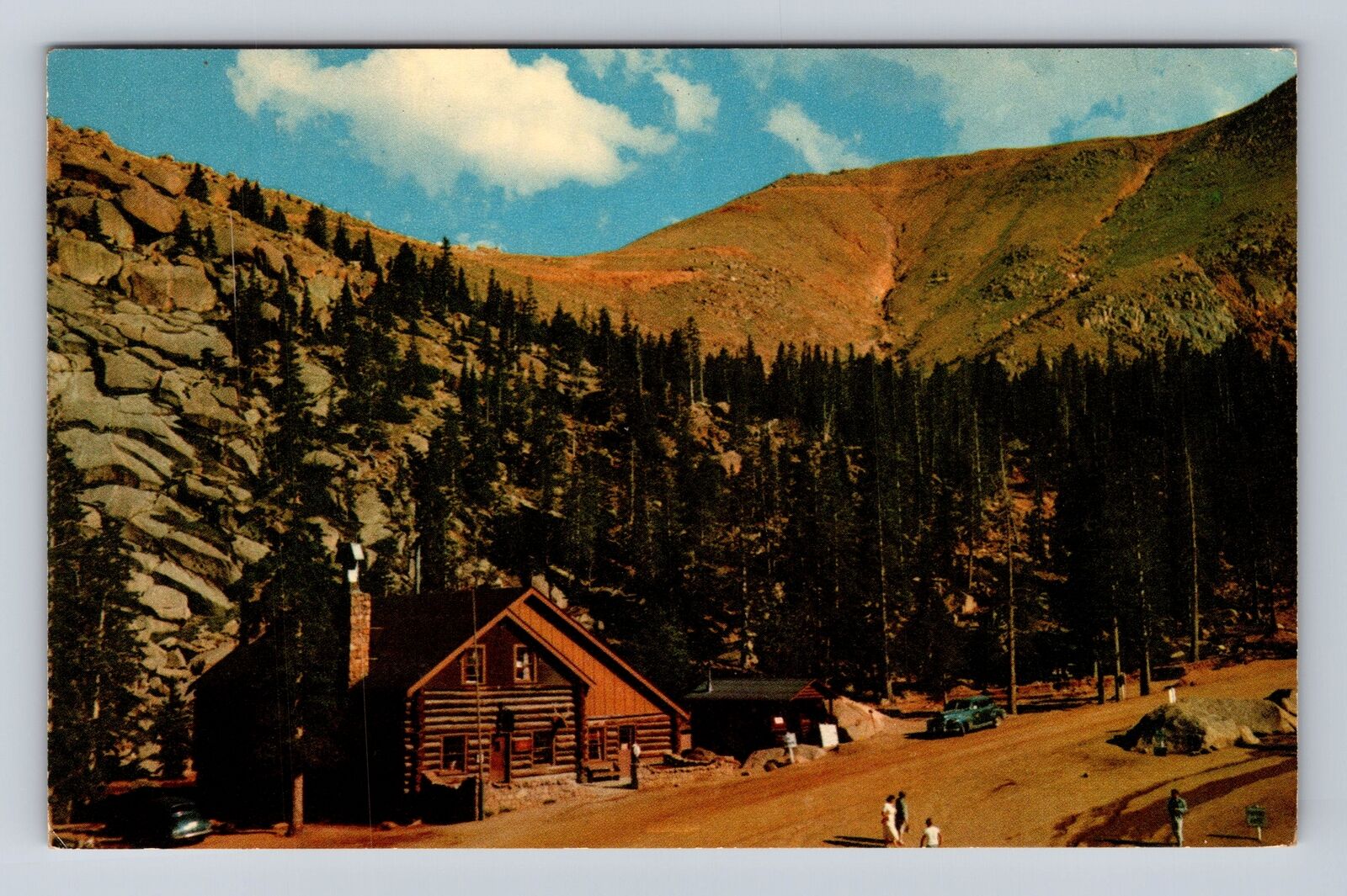 Pikes Peak CO-Colorado, Glen Cove Inn, Advertising, Antique Vintage Postcard