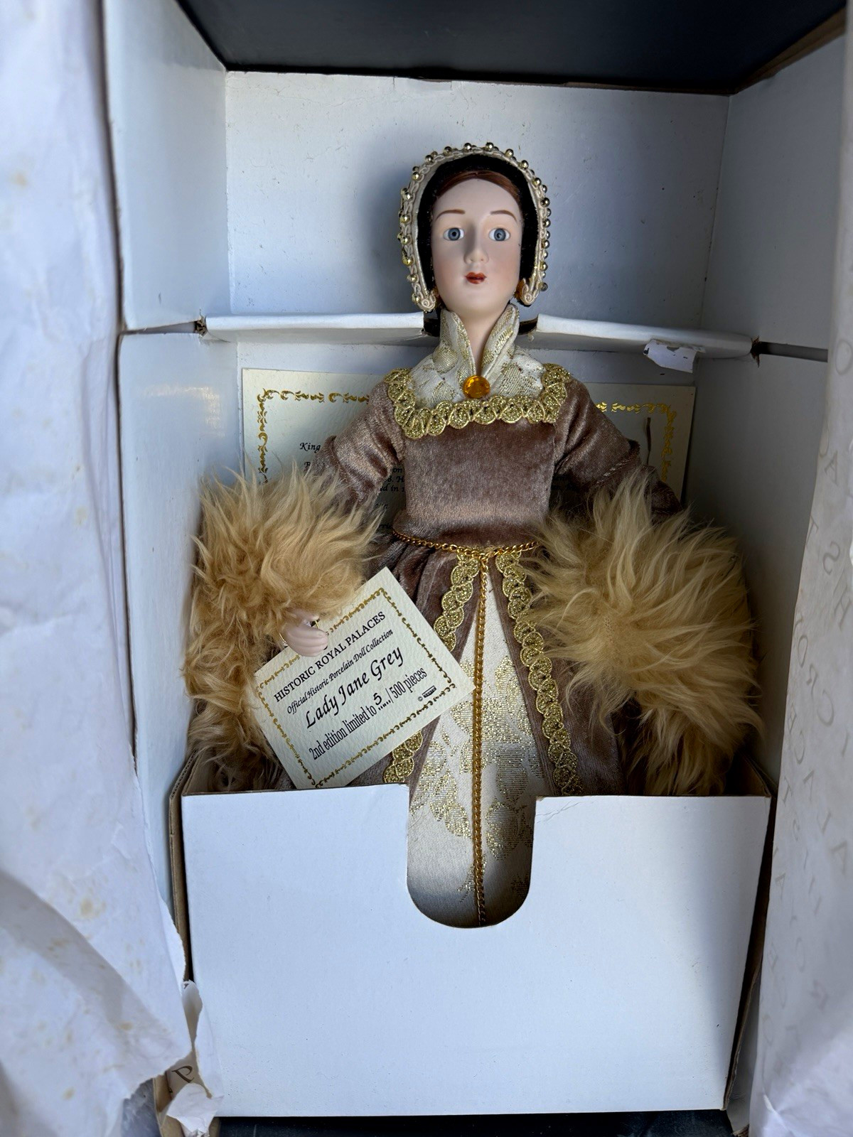 Historic Royal Palaces Lady Jane Grey Porcelain Figurine Limited Edition Boxed