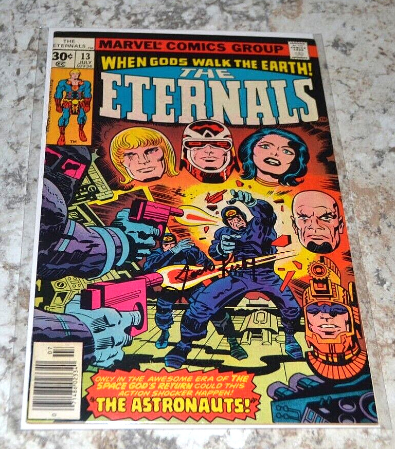 THE  ETERNALS #13  Signed by JACK KIRBY Autographed