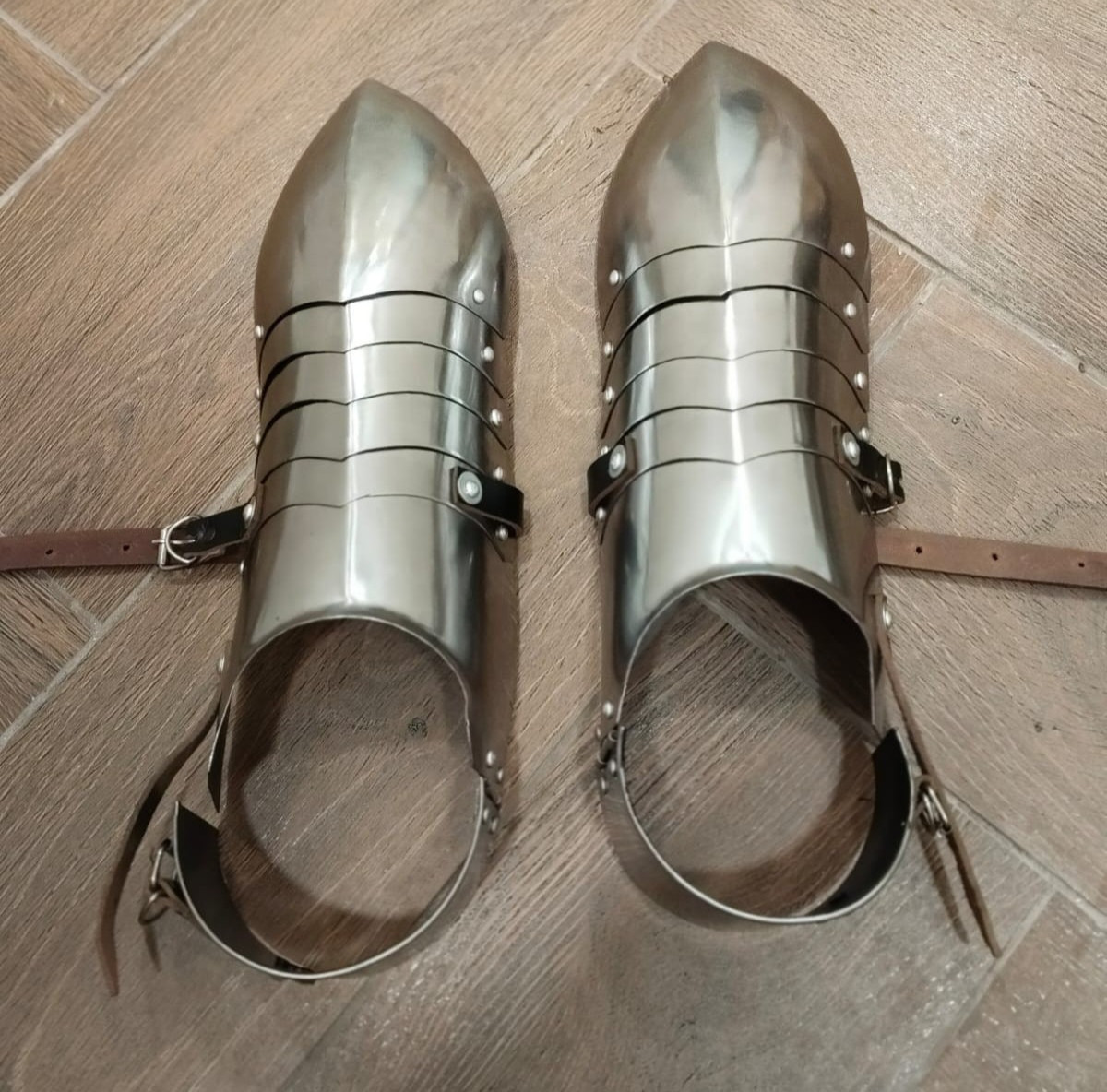 Medieval steel Knight Armor Shoes functional Larp Armor cosplay Sabaton Pair