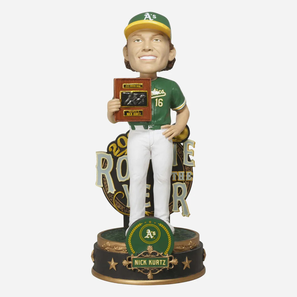 Nick Kurtz Athletics 2025 American League Rookie Of The Year Bobblehead MLB