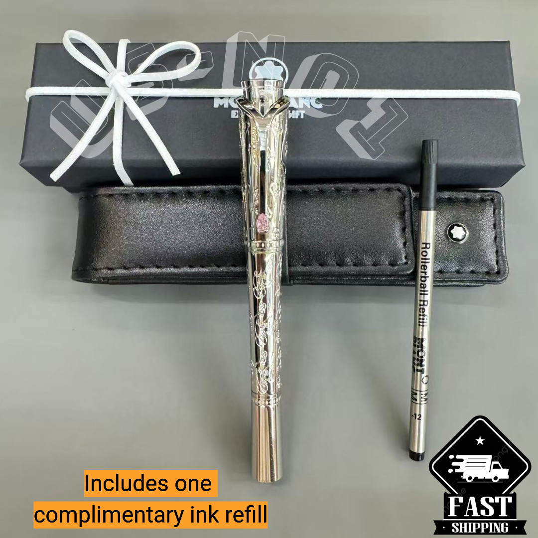 MB Monaco Princess Grace Kelly Special Rollerball & Montblanc Leather Pouch Fast