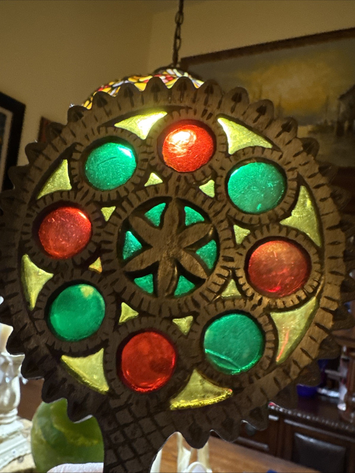 Vintage Cast Iron trivet. Made In Taiwan