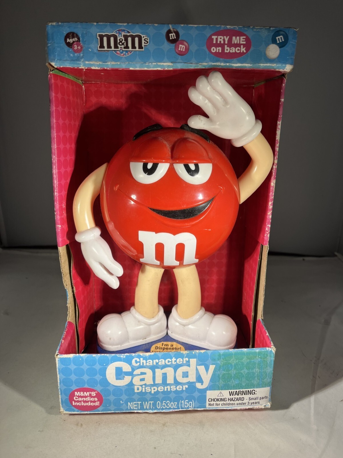 M&M\'s Character Dispenser GREEN M&M Candy Female NEW In Box M&M\'s Z