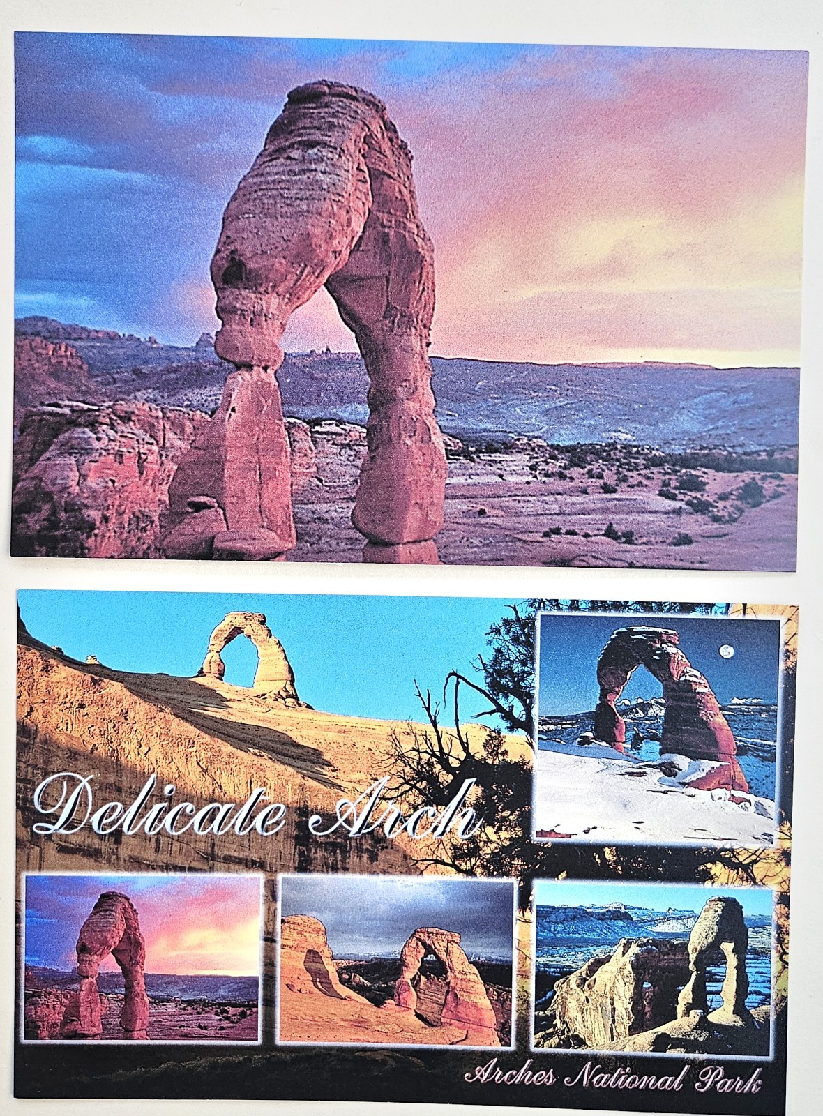 Utah Postcards. Delicate Arch. Arches National Park. Lot Of 2.