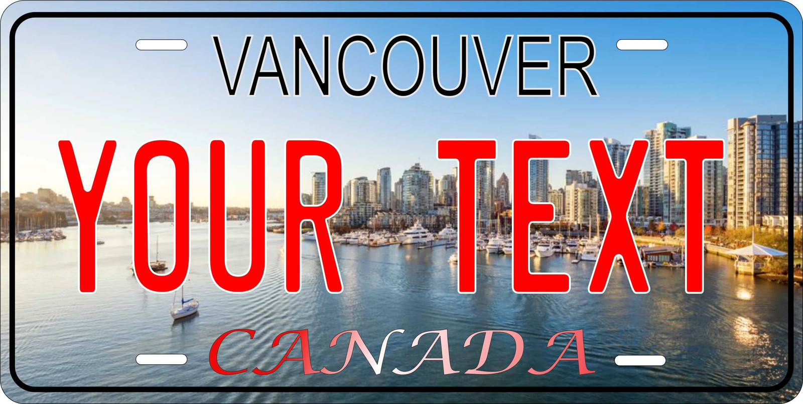 Vancouver Canada city Novelty License Plate Custom Auto Bike Motorcycle Vancouver Canada city Novelty License Plate Custom Auto Bike Motorcycle