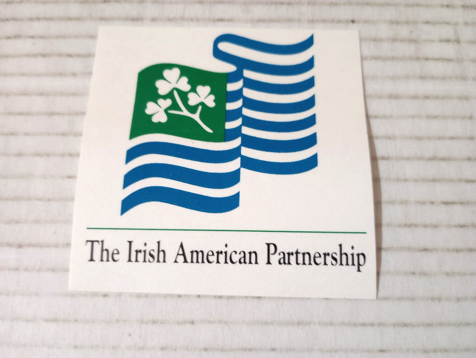 The Irish American Partnership Adhesive Sticker 3.25
