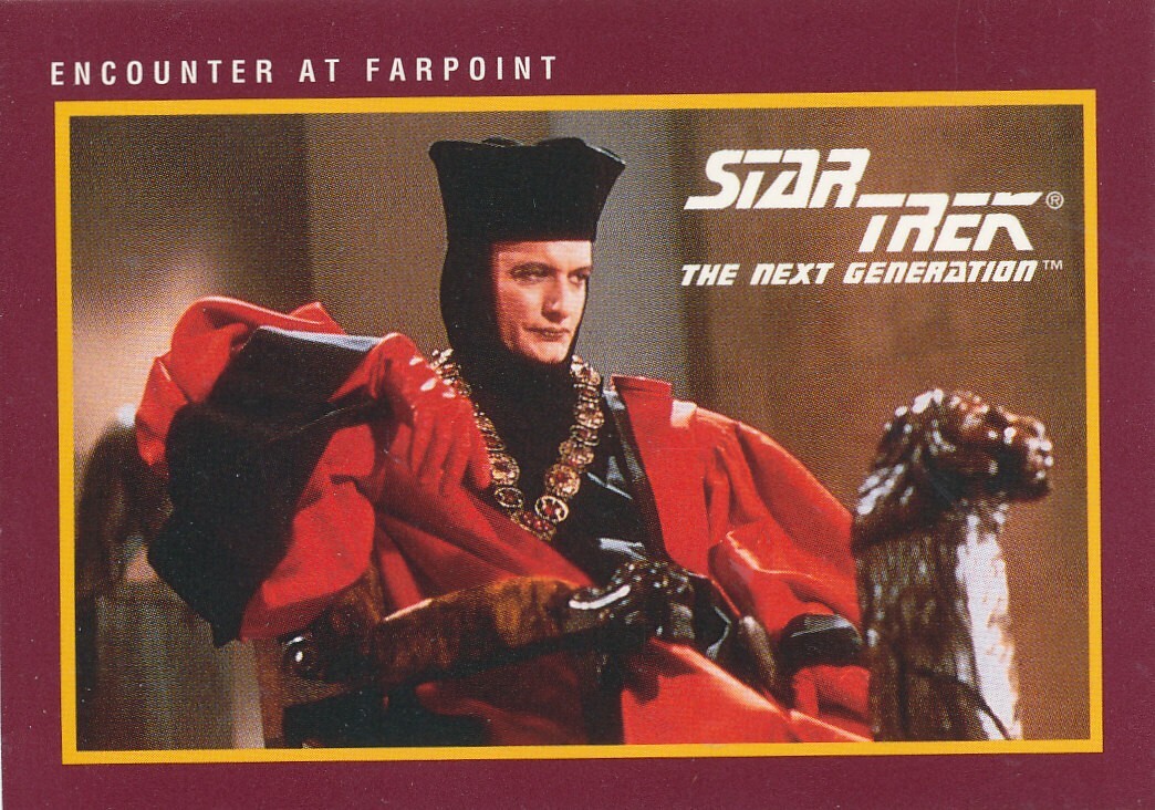 Encounter at Farpoint 1991 Impel Star Trek 25th #12 TNG