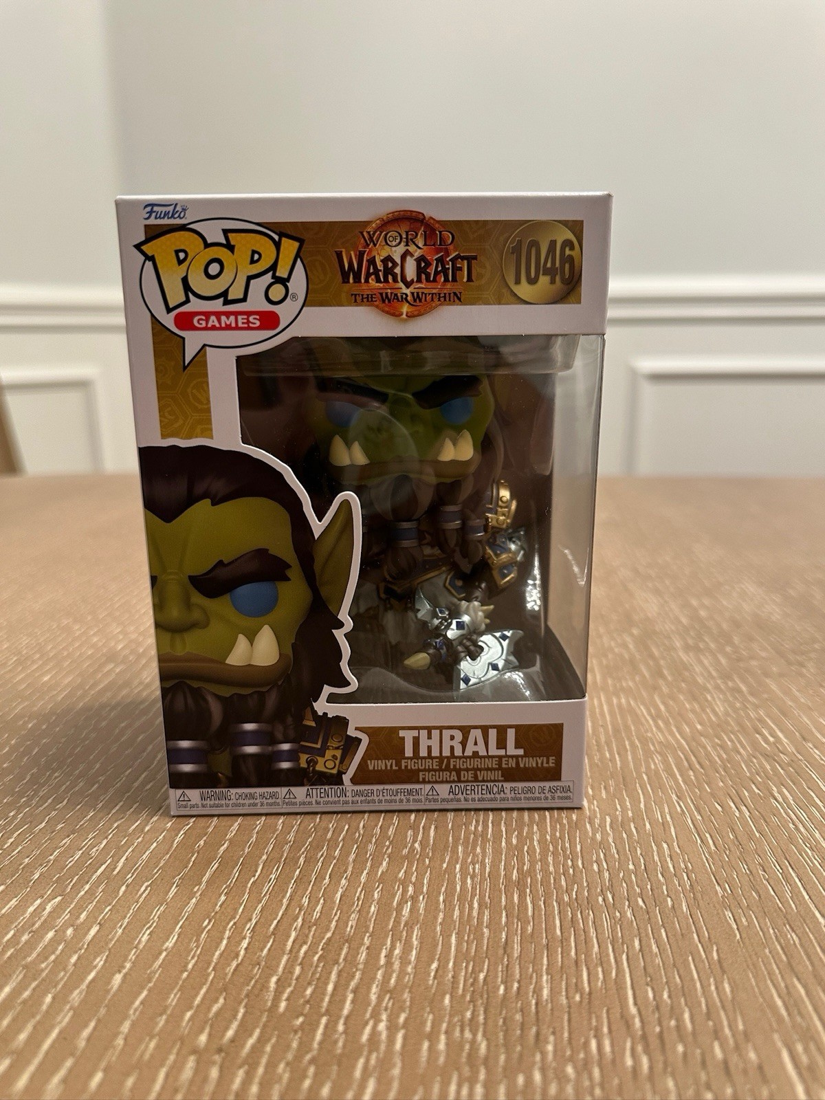 Funko Pop Games World of Warcraft Thrall Vinyl Figure #1046 w/ Protector Funko Pop Games World of Warcraft Thrall Vinyl Figure #1046 w/ Protector