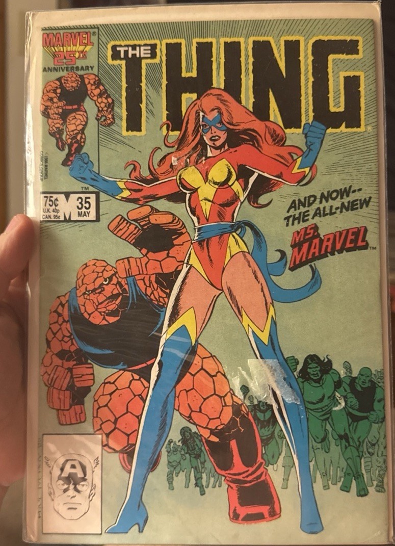 The Thing #35 Marvel Comics 1986 First Appearance of Ms Marvel
