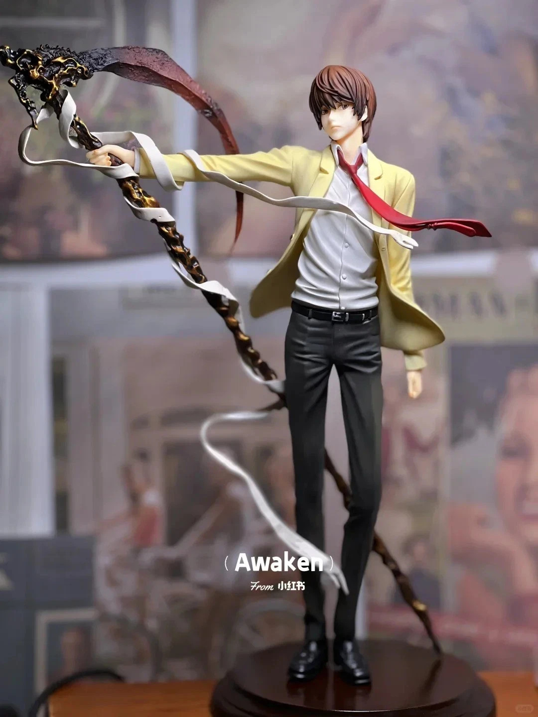 26cm Death Note Anime Yagami Light Action Figure Statue Figurines Pvc Collection