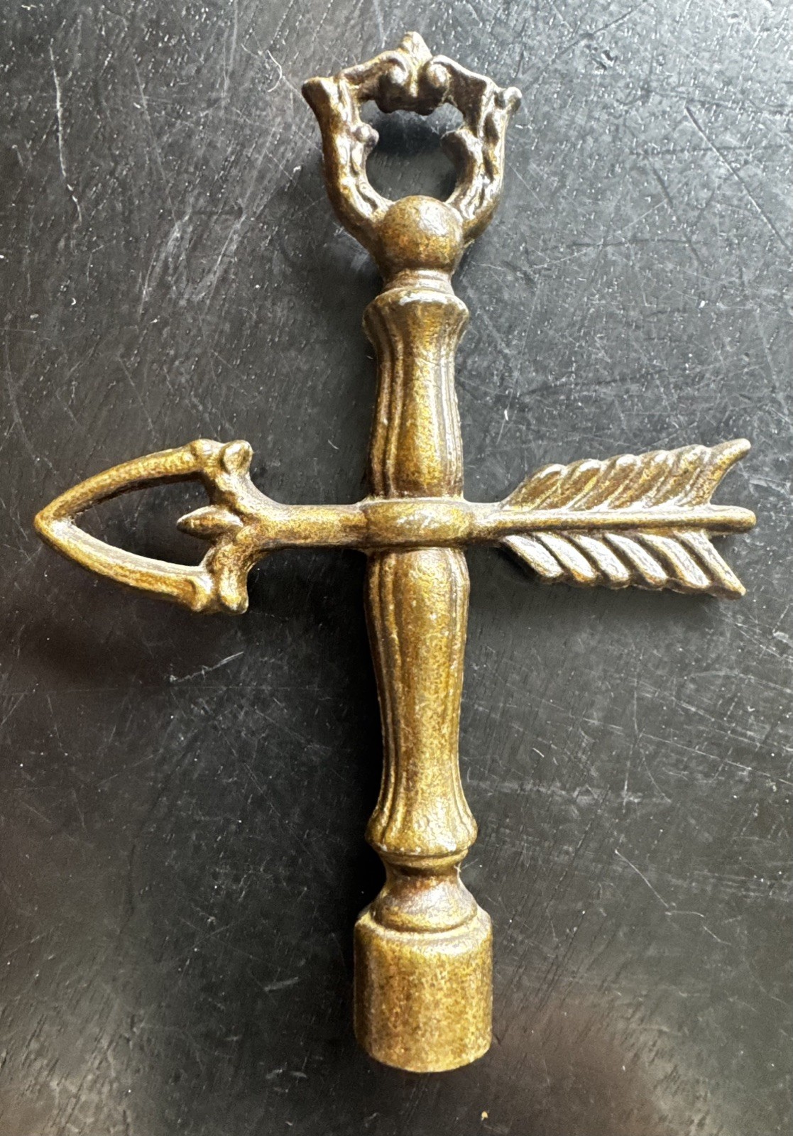 Vintage Brass Lamp Finial 4 1/2\