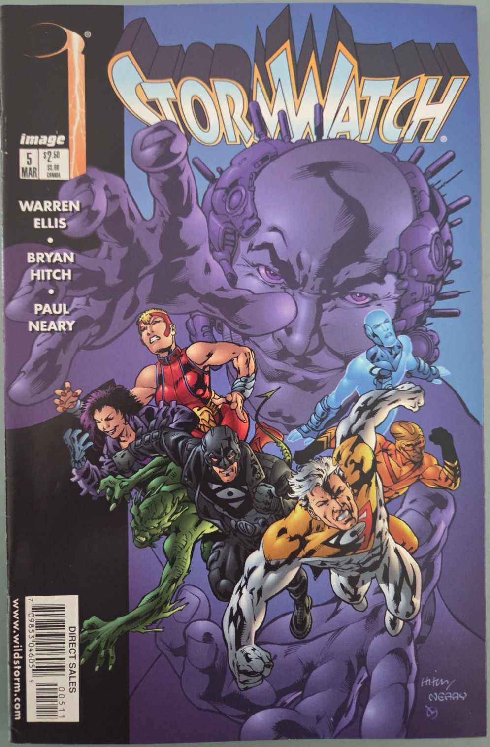 STORMWATCH Vol 2 #5 (1998) IMAGE COMICS 2ND APPEARANCE OF APOLLO & MIDNIGHTER